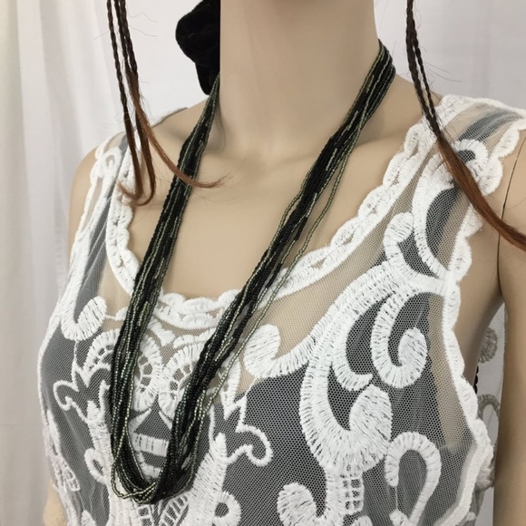 Vintage Lace Tank, Sheer Lace, White Tank - Picture 7 of 10